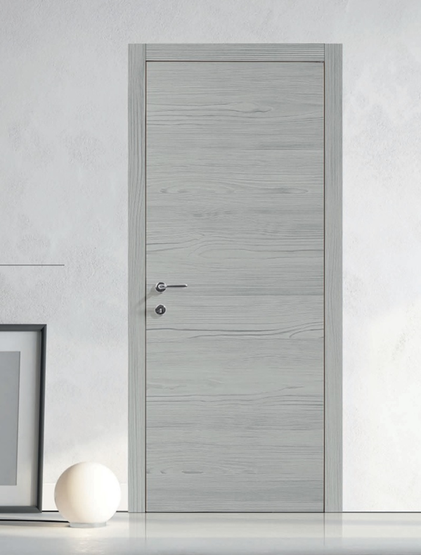 Idoor cieca liscia acero grey