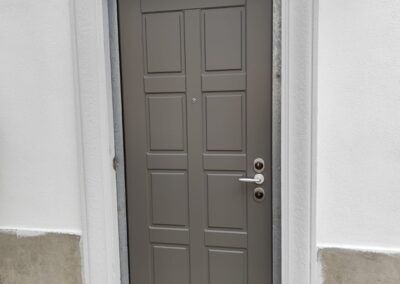 Porta Blindata Con Pannello Laccato Pantografato